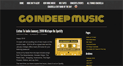 Desktop Screenshot of goindeepmusic.com